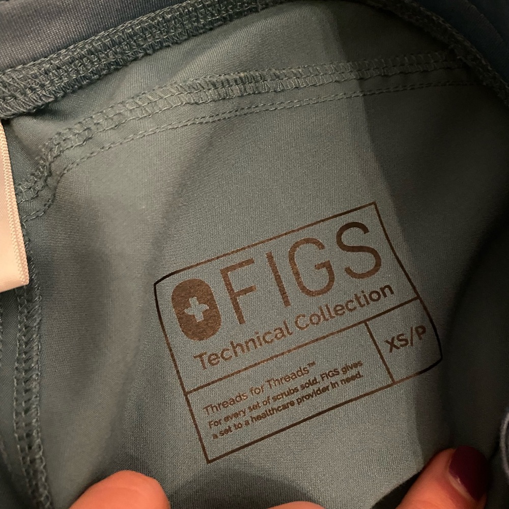 Figs kade pant in hydrogreen XS Petite - Picture 4 of 6